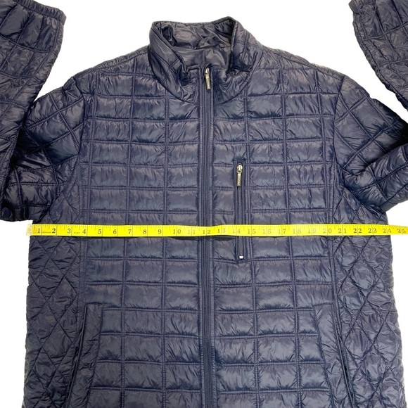 Rainforest Winter Quilted Puffer Jacket in Navy Blue Size XL - Picture 11 of 13